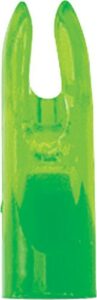 Green arrow nock for archery equipment