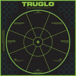 TRUGLO shooting target for marksmanship practice.