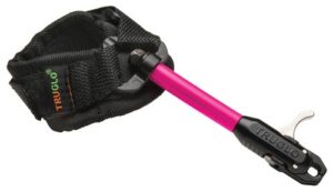 TruGlo archery wrist strap release aid, pink handle