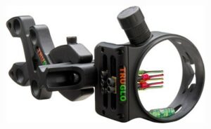 TRUGLO archery bow sight with fiber optics
