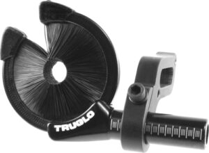 Archery arrow rest with bristle design