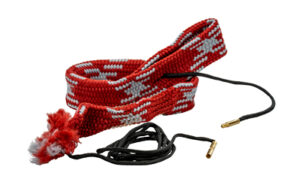 Red gun cleaning boresnake with black cord