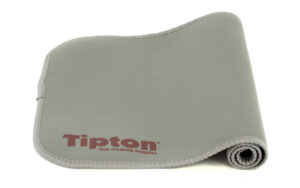 Tipton gun cleaning mat rolled up, gray color.