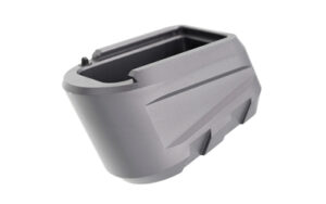 Gray industrial equipment part, rectangular shape