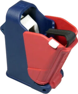 Red blue tape dispenser with cutter