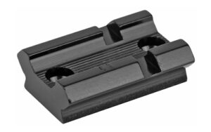 Black metal scope mount base accessory