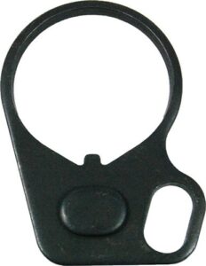 Black tactical sling mount adapter