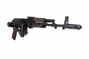 Assault rifle isolated on white background