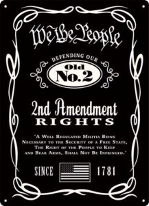 RIVERS EDGE SIGN 12"x17" - "WE THE PEOPLE WHISKEY"