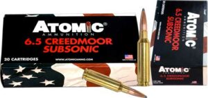 ATOMIC 6.5 CM 129GR SUBSONIC - SP 20RD 10BX/CS