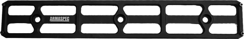 Black Armaspec rail cover with slots