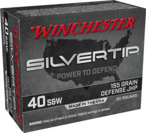 WINCHESTER SILVERTIP 40 SW - 155GR HP 20RD 10BX/CS