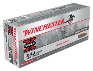 WINCHESTER SUPER-X 243 WSSM - 100GR POWER POINT 20RD 10BX/CS