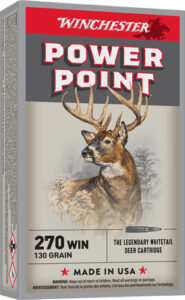 Winchester Power Point deer cartridge box, 270 WIN.