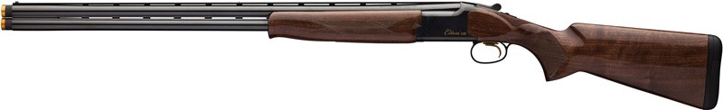 Wooden and steel hunting rifle, side view