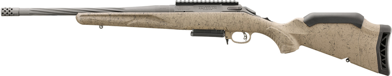 RUGER AMERICAN GENII RANCH - 6.5 CM 16.1" COBALT FDE SPLAT - Image 2
