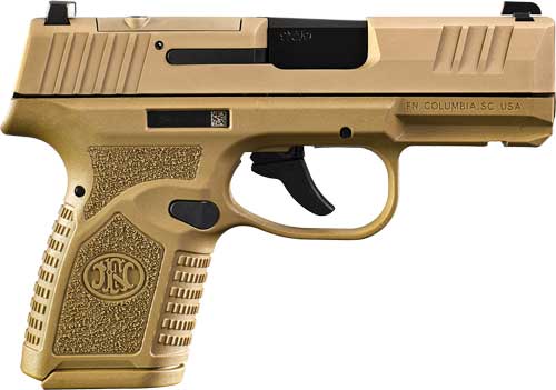 FN REFLEX MRD 9MM LUGER - 2-10R MAGS FDE NO SAFETY