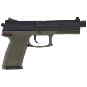 HK MARK 23 V1 DA/SA 45ACP - 5.87" BBL 2-12RD BLACK/GREEN