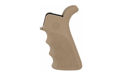 Tan ergonomic textured grip for firearms