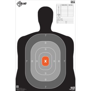 Allen EZ Aim B27 Pro Silhouette Paper Target 23" x 35" 50/ct