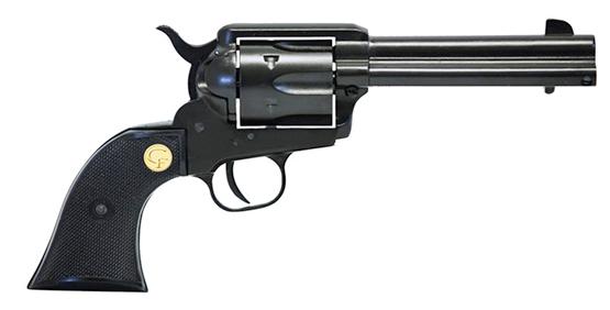 1873 .22LR/.22WMR REVOLVER BLK 4.75" BBL 6RD PLASTIC GRIPS DUAL CYL