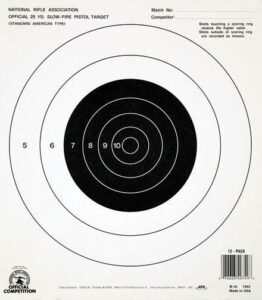 Champion Official NRA Targets B-16 25 yd. Slow Fire 100/Pack