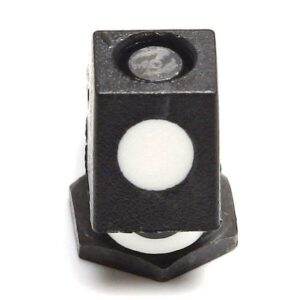 Hexagonal socket knob with white dots
