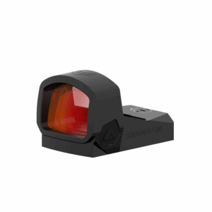 Swampfox red dot sight on white background