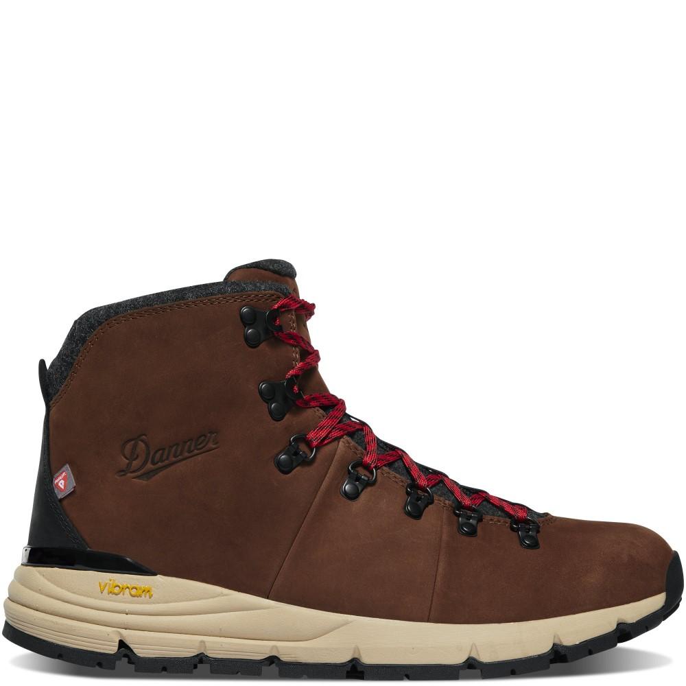 Danner Men's Mountain 600 Insulated Boot 4.5" Pinecone/Brick Red Size 8