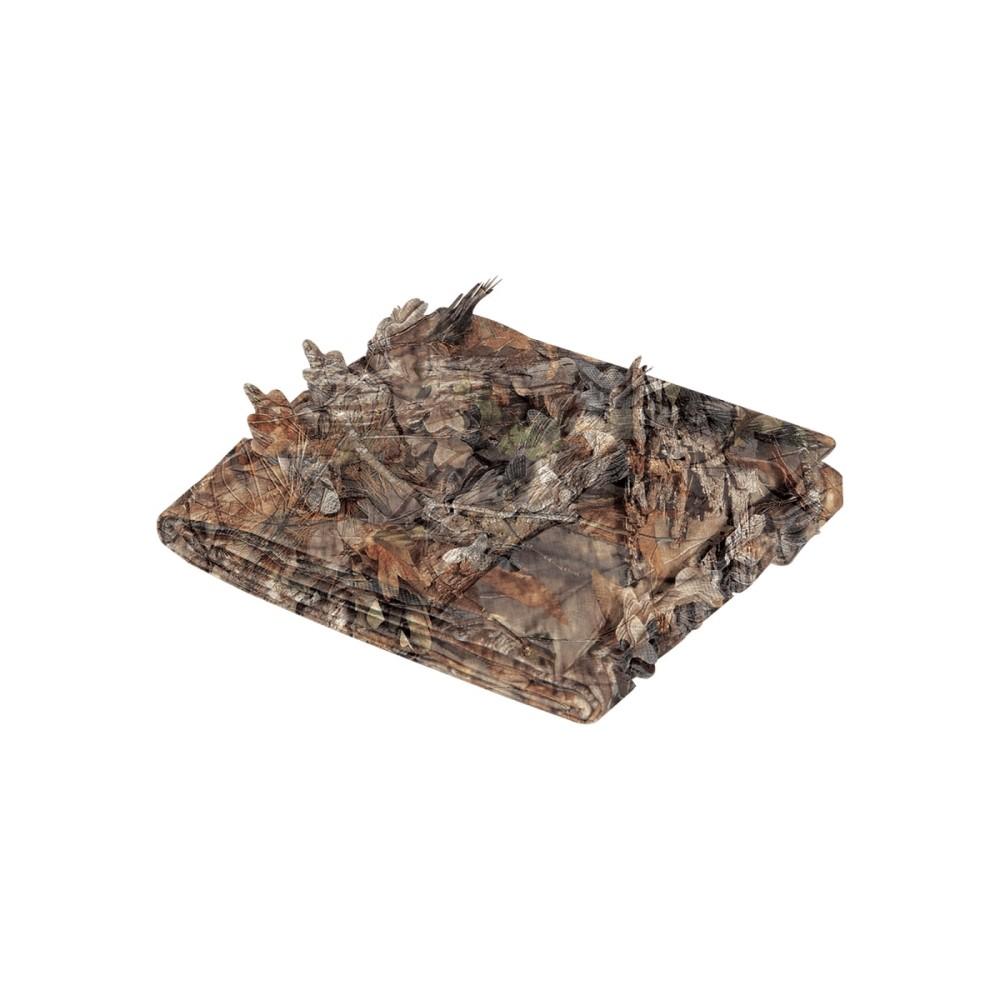 Camouflage hunting net for outdoor concealment.