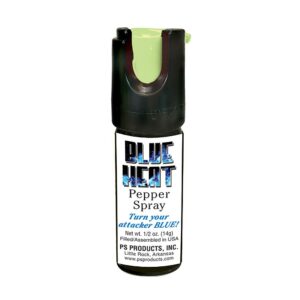 Personal Security Products Eliminator Blue Heat Pepper Spray 1/2 oz with Blue Dye