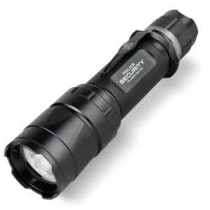 Police Security Flashlights Trac Tact RX Flashlight 1500 Lumens Black