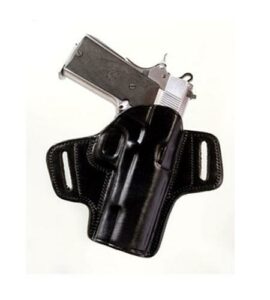 Tagua Gunleather Open Top Belt Holster for Colt Gov't 1911 5" Black Right Hand