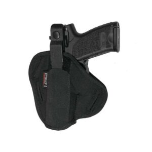Uncle Mike's Sidekick Super Belt Slide Holsters Fits H&K USP 9mm/40/45 Black Ambi