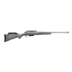 Ruger American Rifle Gen II 450 Bushmaster 3rd Magazine 20" Threaded Barrel Gray Splatter Stock