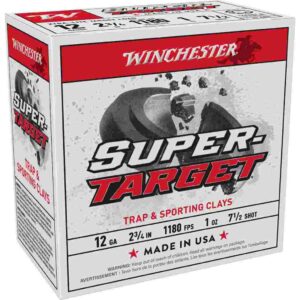 Winchester Super-Target ammunition box for clays, 12GA.