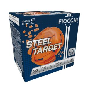 Fiocchi Steel Dove Low Recoil Shotshells 20 ga 2-3/4" 7/8oz 1225 fps #7 25/ct