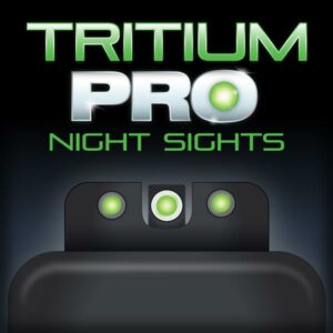 Tritium Pro night sights enhanced visibility.