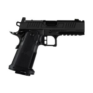Alpha Foxtrot AF1911-Romulus MOS Adapter Handgun 9mm Luger 17(1) & 20rd(1) Magazines 4.25" Ported Bull Barrel DLC Black
