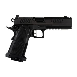 Alpha Foxtrot AF1911-Romulus MOS Adapter Handgun 9mm Luger 17(1) & 20rd(1) Magazines 5" Comp Bull Barrel DLC Black