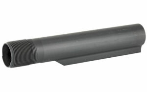 Black threaded metal tube for industrial use