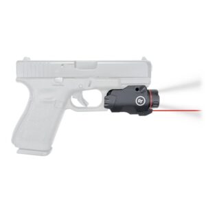 Pistol with tactical laser sight attachment