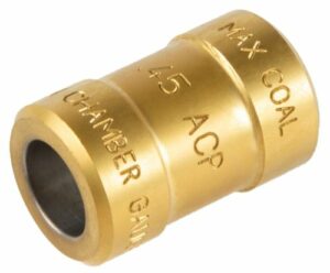 Brass chamber gauge for .45 ACP ammunition