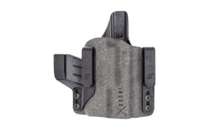Gray KORE holster for handgun with clips.