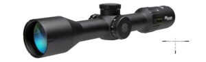 Tactical rifle scope with reticle sight