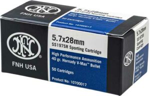 FN 5.7X28 40GR V-MAX SS197SR - 50RD 10BX/CS