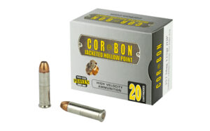 Box of Corbon jacketed hollow point ammunition