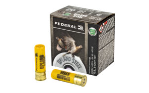 Federal upland steel shotgun shells and box