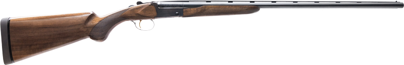 Side view of a double-barrel shotgun rifle.