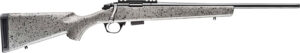 Gray bolt-action hunting rifle with long barrel